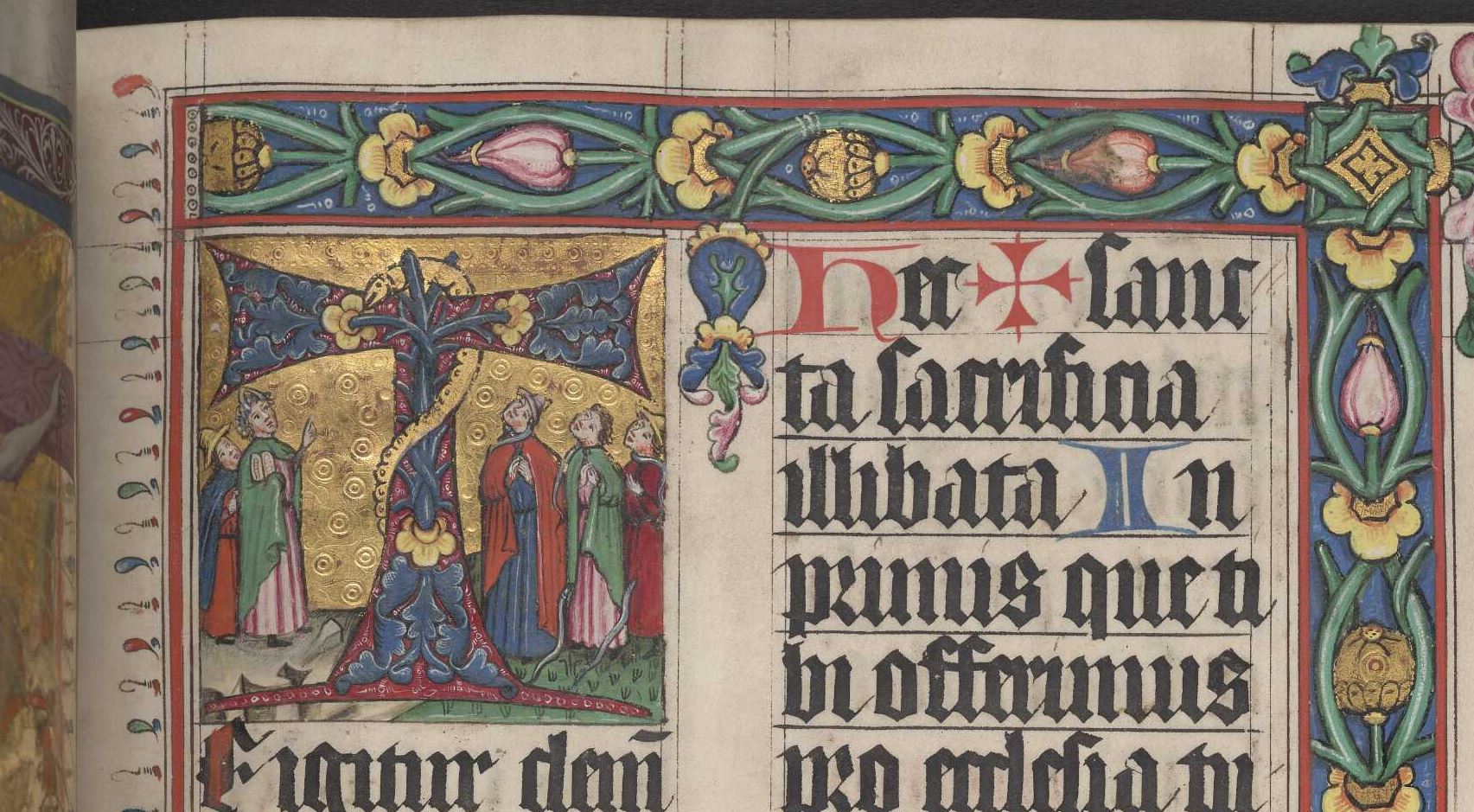 Cod. Guelf. 35 Helmst., fol. 128r, initial T.
