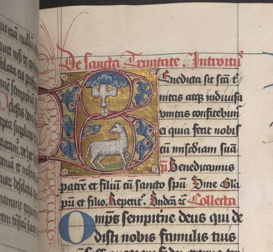 Cod. Guelf. 35 Helmst., fol. 173r, initial B.