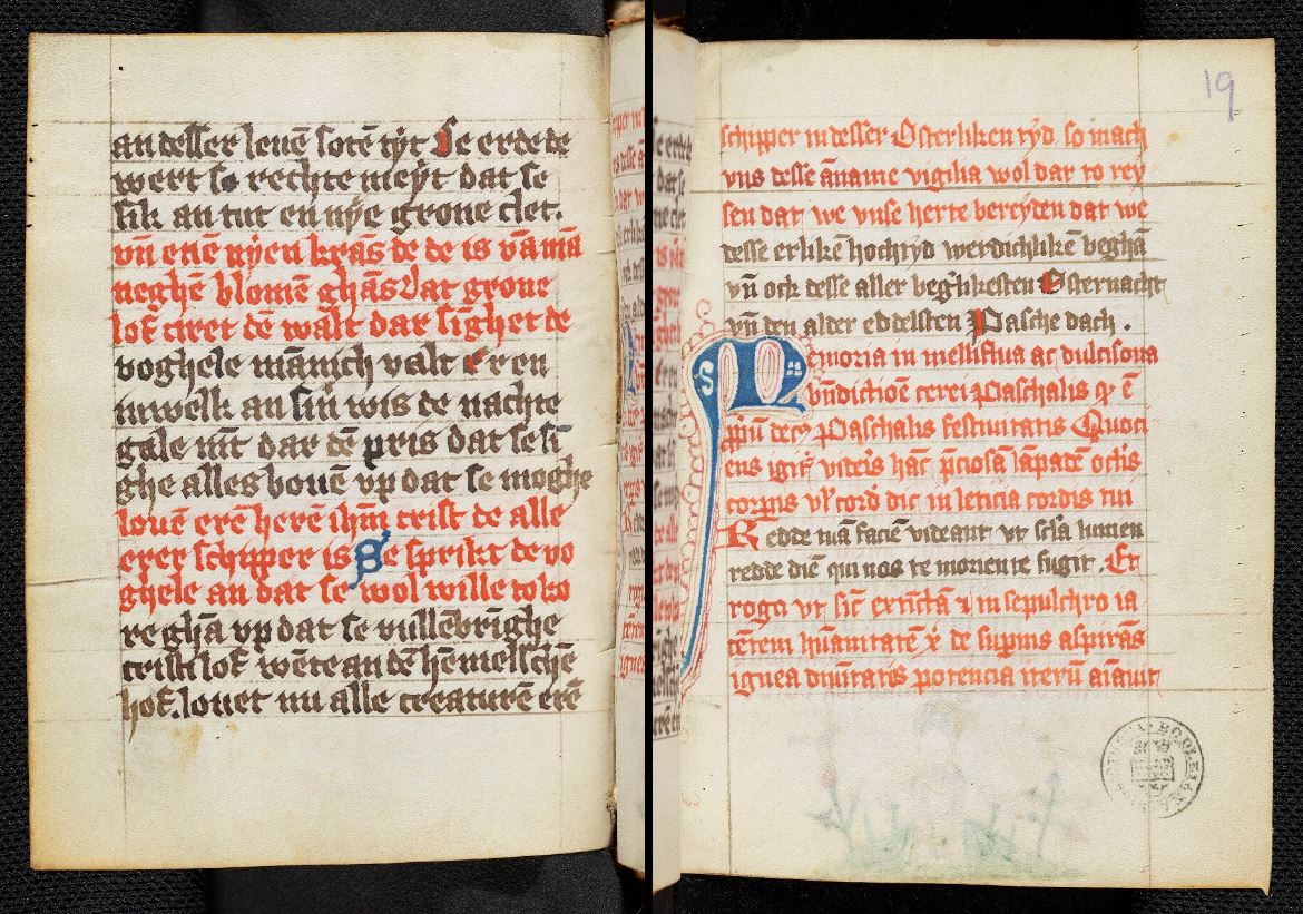 Fig. 10: O1, fols. 18v and 19r.