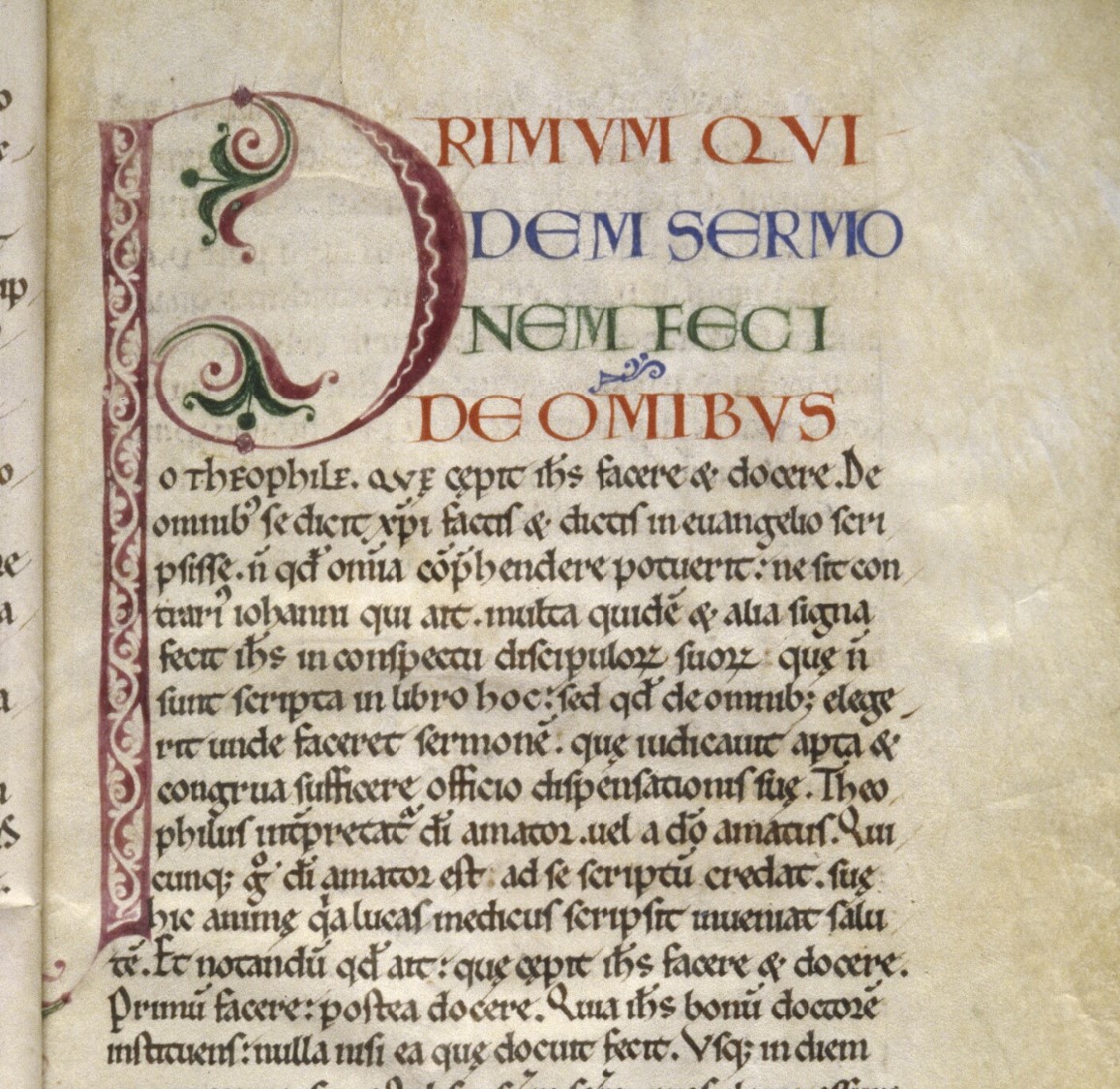 A twelfth-century copy of Bede's commentary on the Acts of Apostles: [MS. Bodl. 160, fol. 1r](https://https-digital-bodleian-ox-ac-uk-443.webvpn.ynu.edu.cn/inquire/p/f7c4c339-ec75-4cc8-bf4a-28cd8e705723).