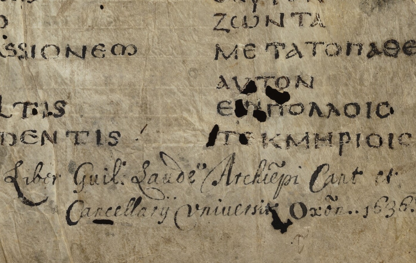Oxford, Bodleian Library, MS. Laud Gr. 35, fol. 1r