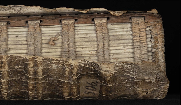 Herzog August Bibliothek Wolfenbüttel Cod. Guelf. 506 Helmst., spine